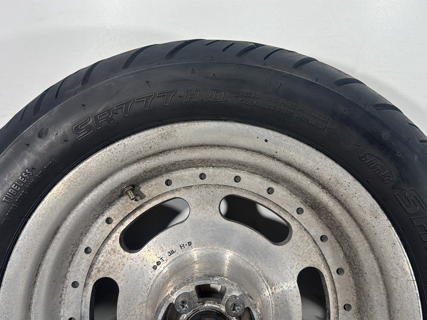 2012 Harley Dyna Fat Bob FXDF 103 OEM Rear Wheel Rim Tire