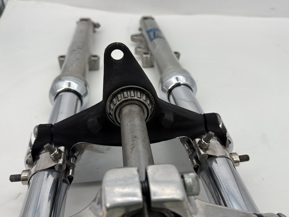 1993 Harley Sportster XLH883H 883 Front Triple Tree Set LH RH Fork Legs Sliders