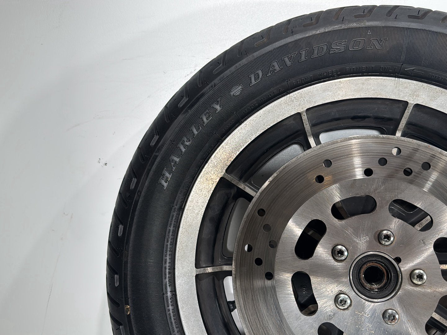 1998 Harley Touring FLHTCUI Electra Glide Ultra OEM Front & Rear Wheel Rim Tire