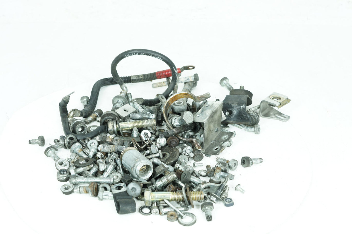 1984 - 1998 Harley-Davidson Touring Electra Glide Ultra Hardware Bolts Nuts & Brackets w/ Battery Cables