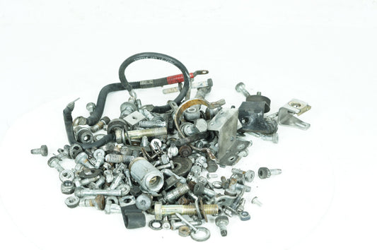 1984 - 1998 Harley-Davidson Touring Electra Glide Ultra Hardware Bolts Nuts & Brackets w/ Battery Cables