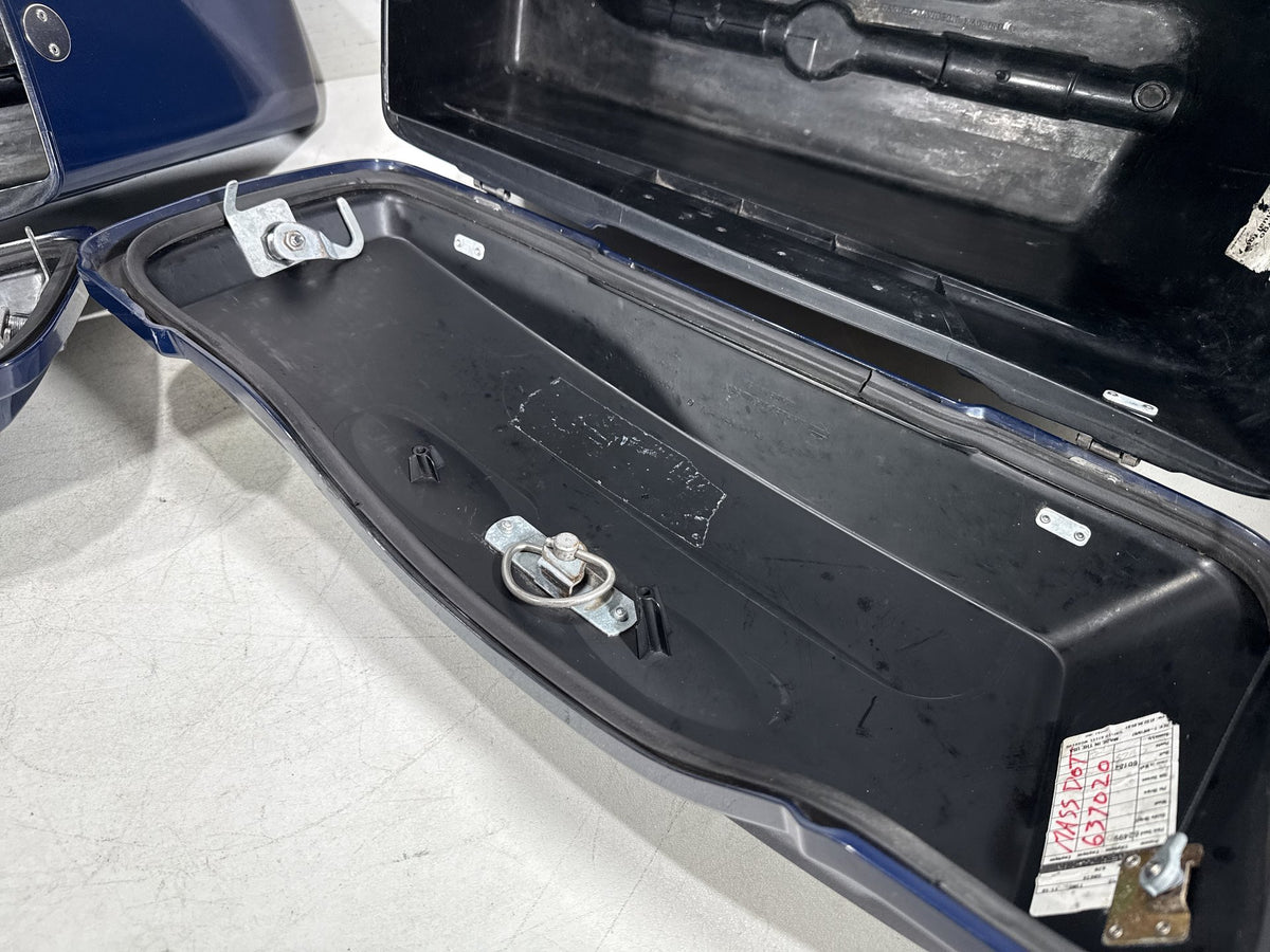 2011 Harley Electra Glide Touring Police OEM Left Right Saddlebags Luggage NOKey