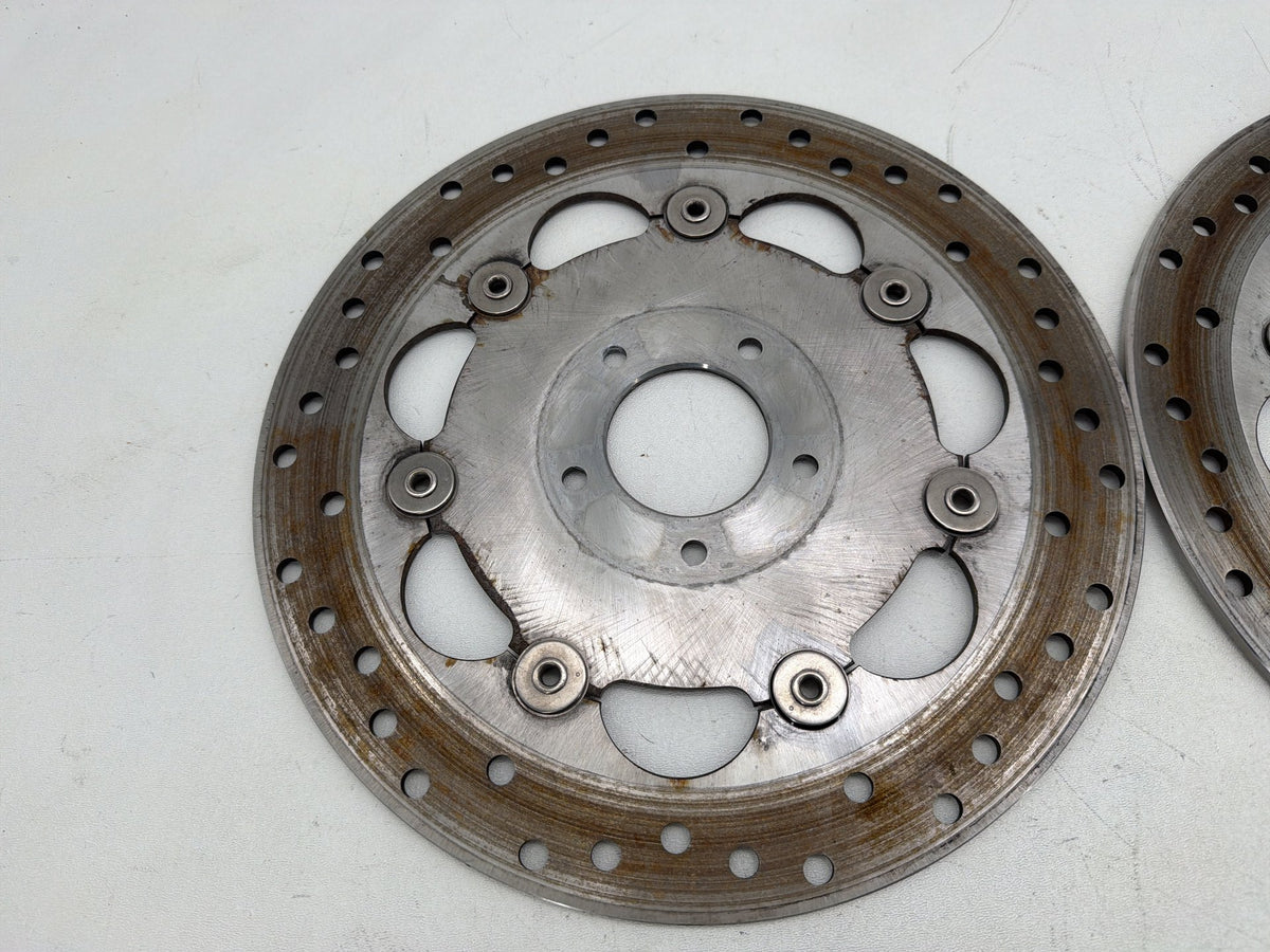 2016 Harley Dyna Fat Bob FXDF 103 OEM Front Brake Rotors Disc Pair