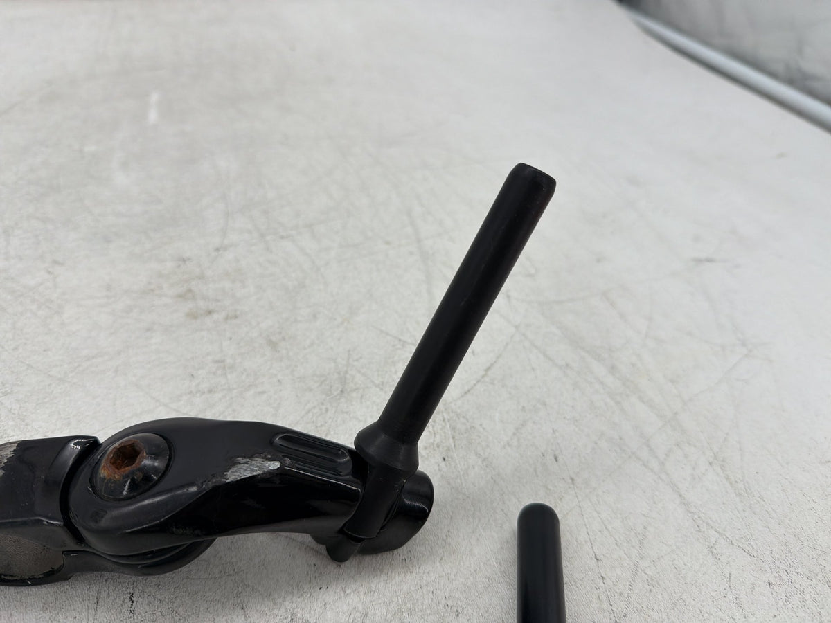 2004 Harley Electra Glide CVO Eagle OEM Left Right Driver Footpeg Bracket Mounts