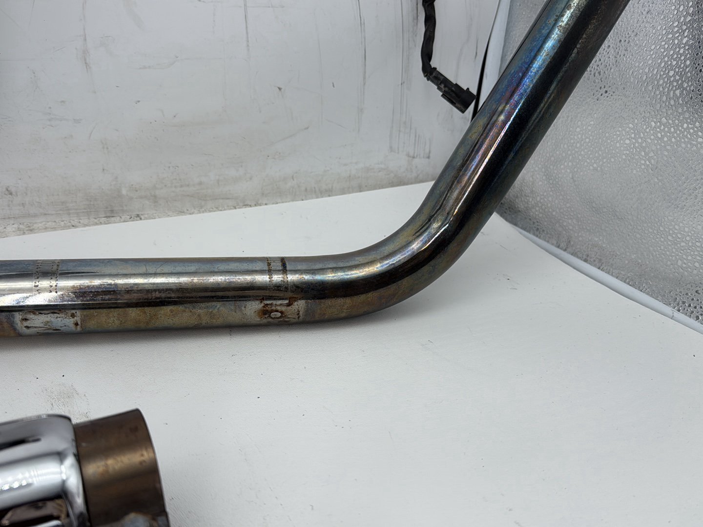 2008 Harley Softail Deluxe FLSTN OEM Exhaust Header Pipes Muffler