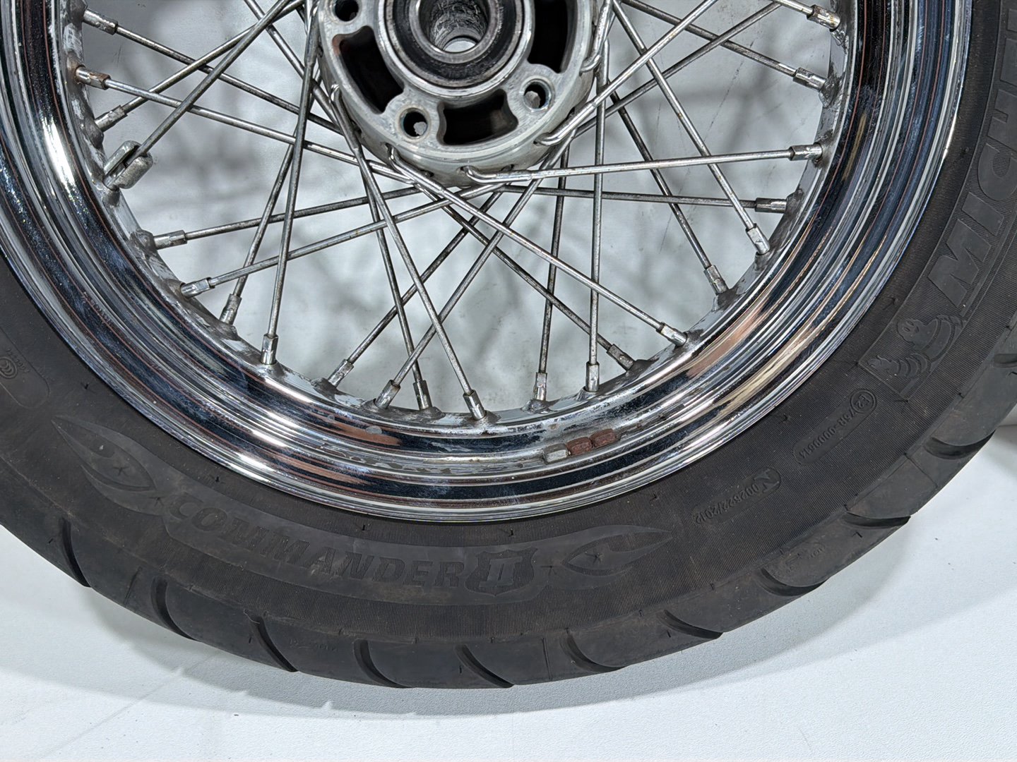 2011 Harley Heritage Softail Classic FLSTC Front Rear Wheel Rim Tire Spoked 16"
