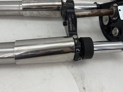 2007 Harley Street Glide Touring FLHX OEM Front Triple Tree Set & LH RH Fork Legs Sliders