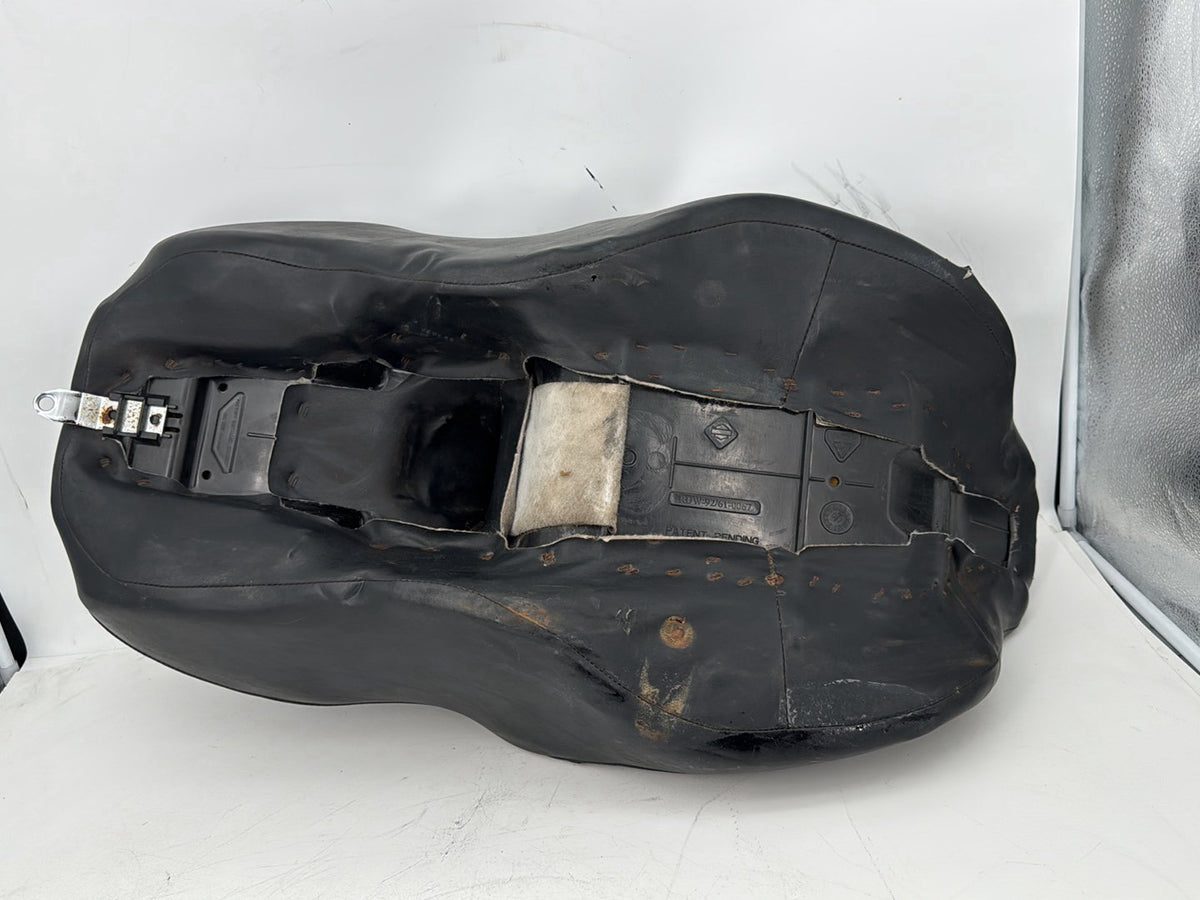 08 Harley Touring Electra Glide OEM Passenger Rider Driver Seat Saddle * TORN *