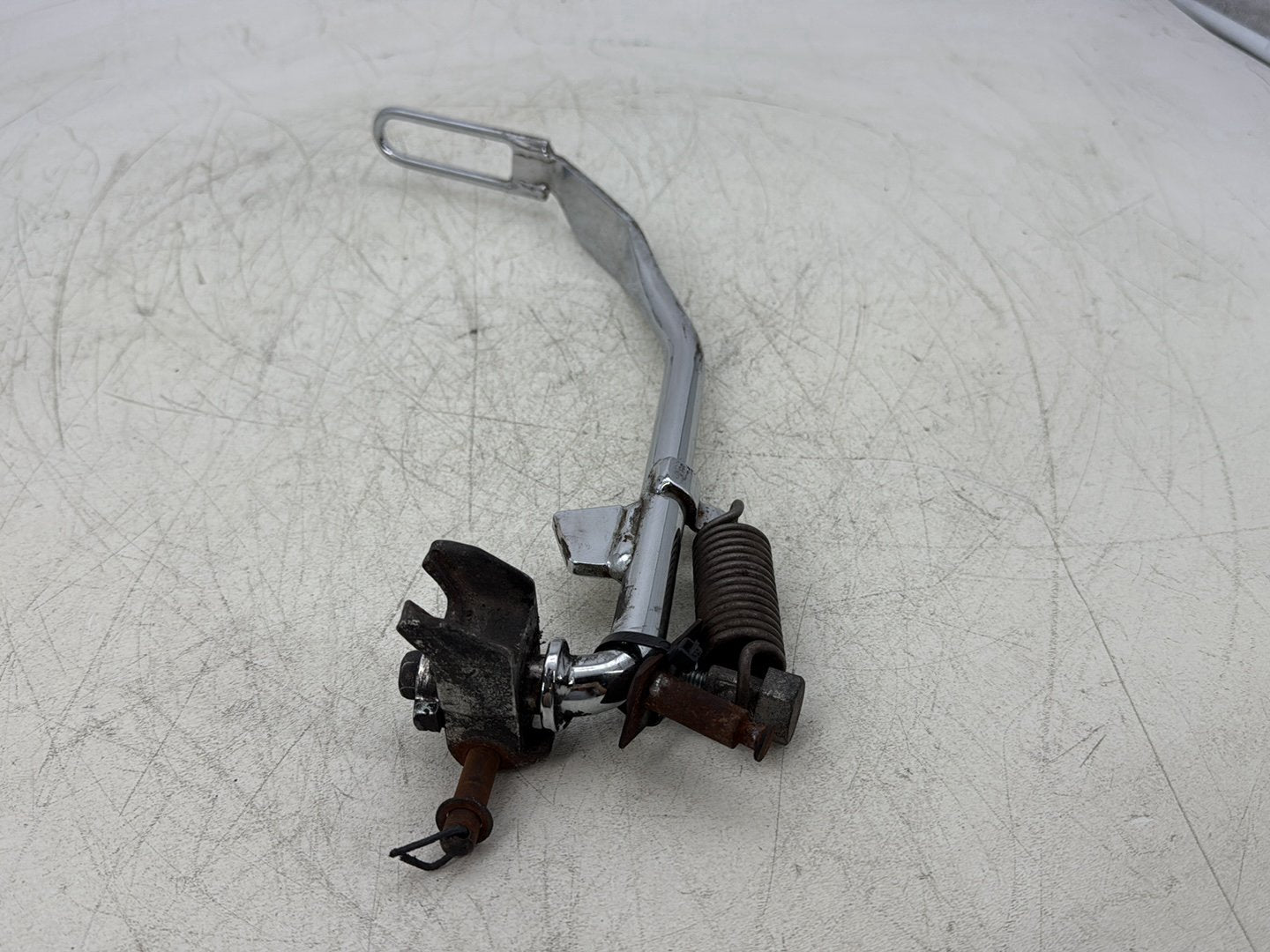 2012 Harley Dyna Super Glide Custom FXDCI OEM Left Side Jiffy Kick Stand & Spring
