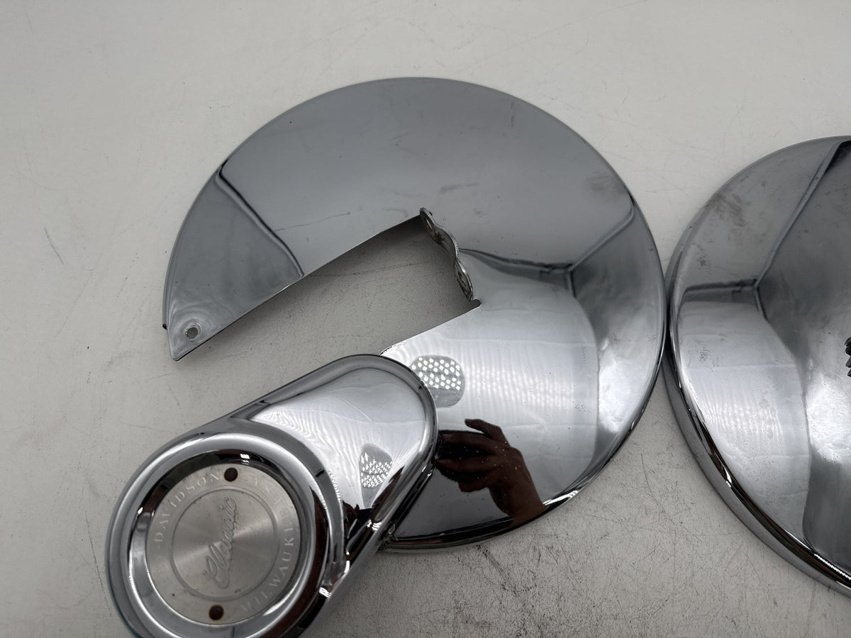 1993 Harley Electra Touring Sport OEM Front Wheel Axle Rotor Caliper Covers Kit