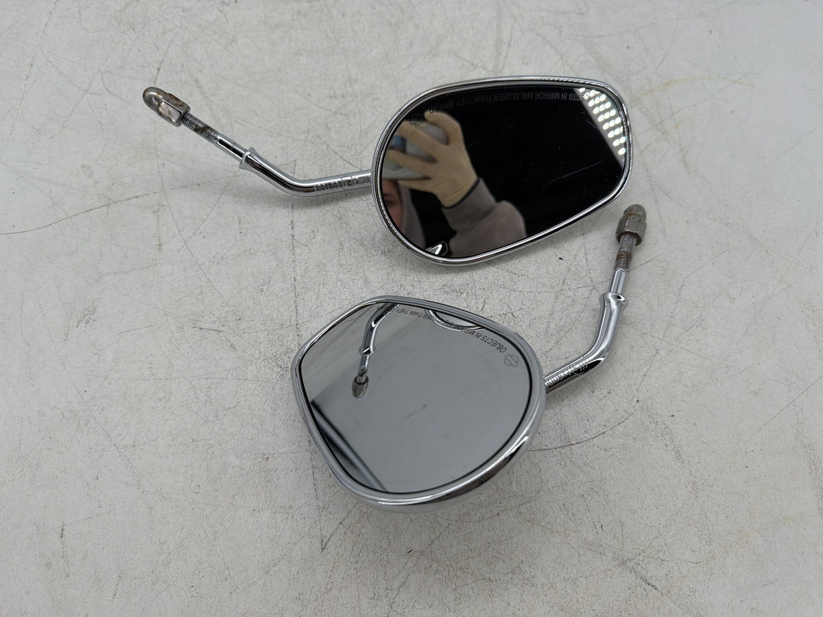 2001 Harley Fat Boy Softail FLSTF OEM Left Right Rear View Mirror 91840-03B