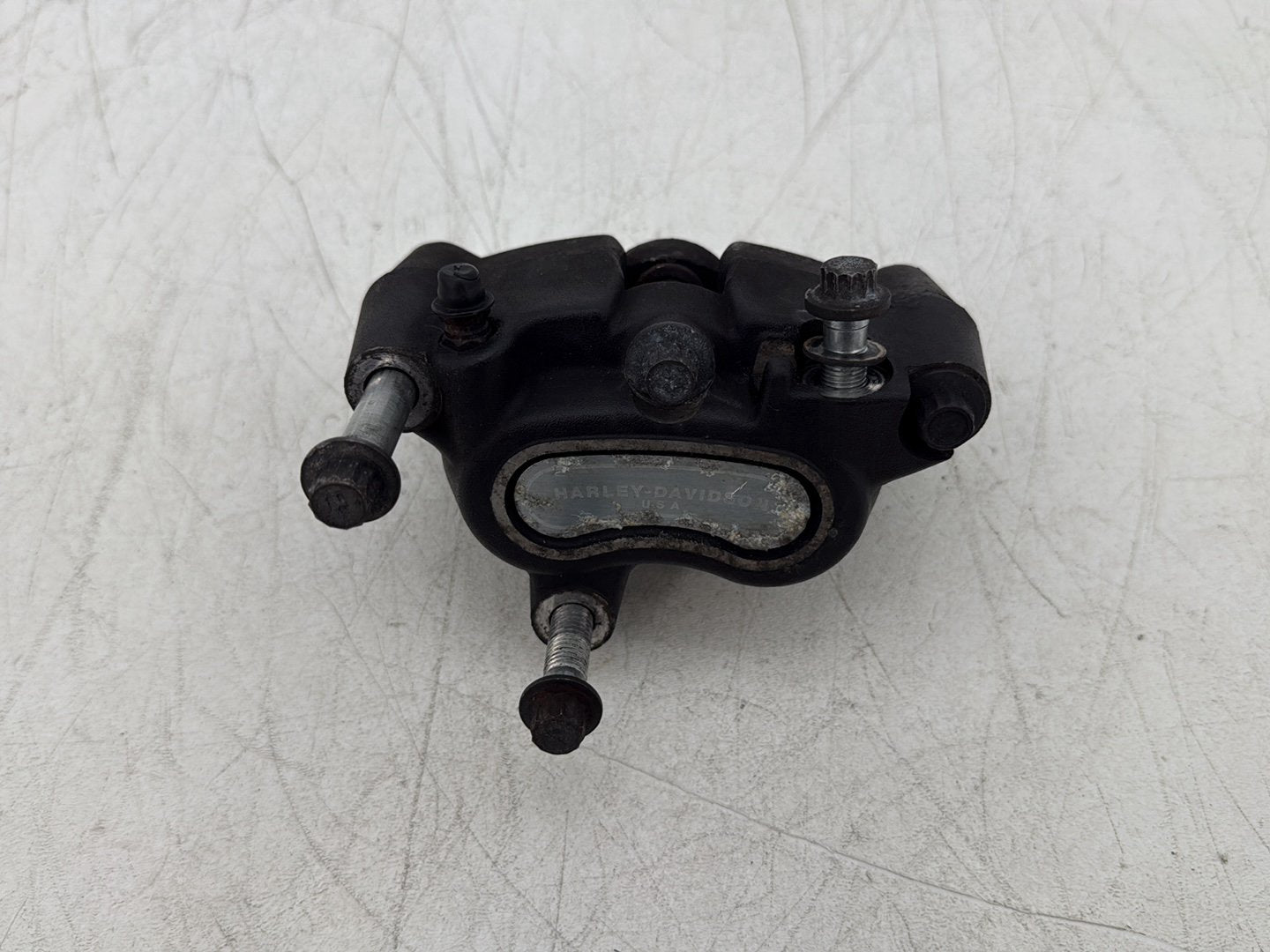 2011 Harley Softail FLSTFB Fat Boy OEM Front Left 1 Brake Caliper