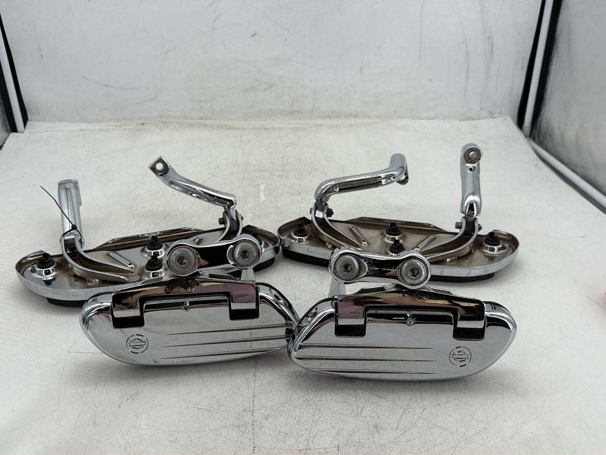 13 Harley Electra Glide Touring CVO Left Right Driver Pass Floorboard Foot Rest