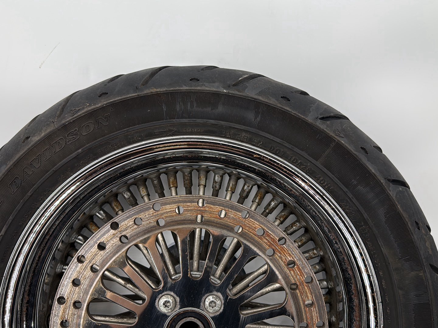 2013 Harley Street Glide Touring FLHX OEM Rear Wheel Rim Tire Spoked