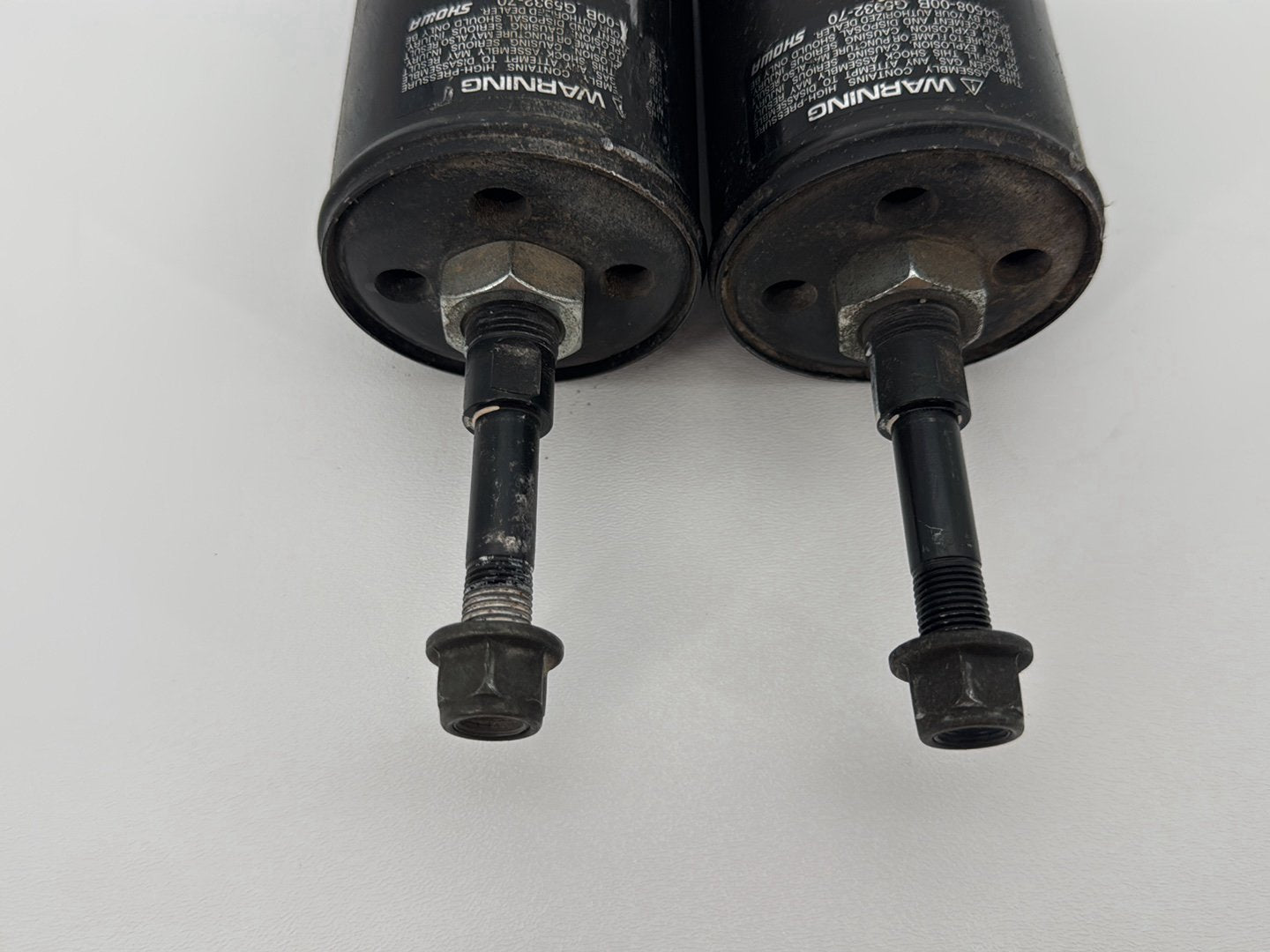 2007 Harley Softail Heritage Classic FLSTC OEM Rear Left Right Shock Absorbers