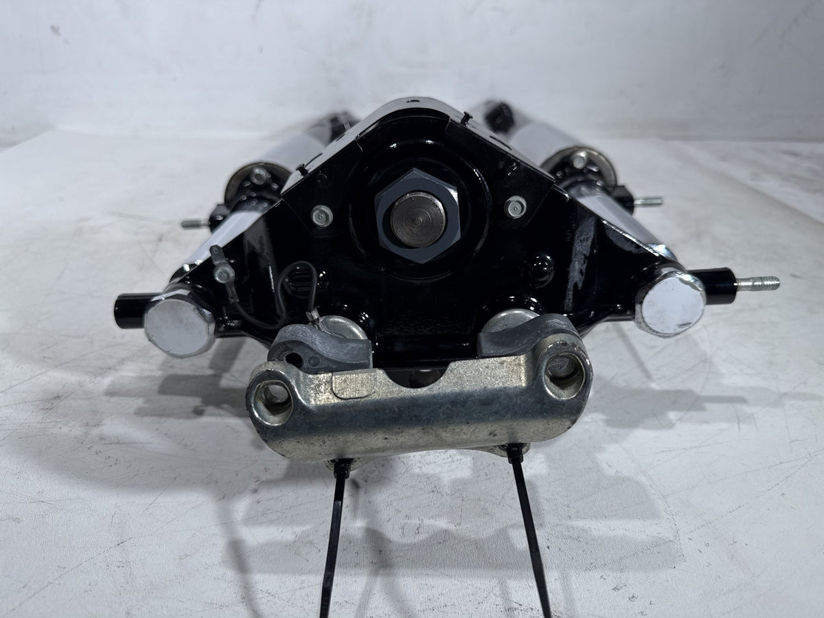 10 Harley Road King Touring OEM Front Triple Tree Set & LH RH Fork Legs Sliders