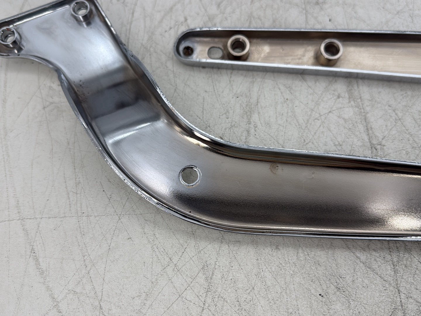2000 Harley Softail FLSTC Heritage Classic OEM Left Right Saddlebag Fender Struts Brackets