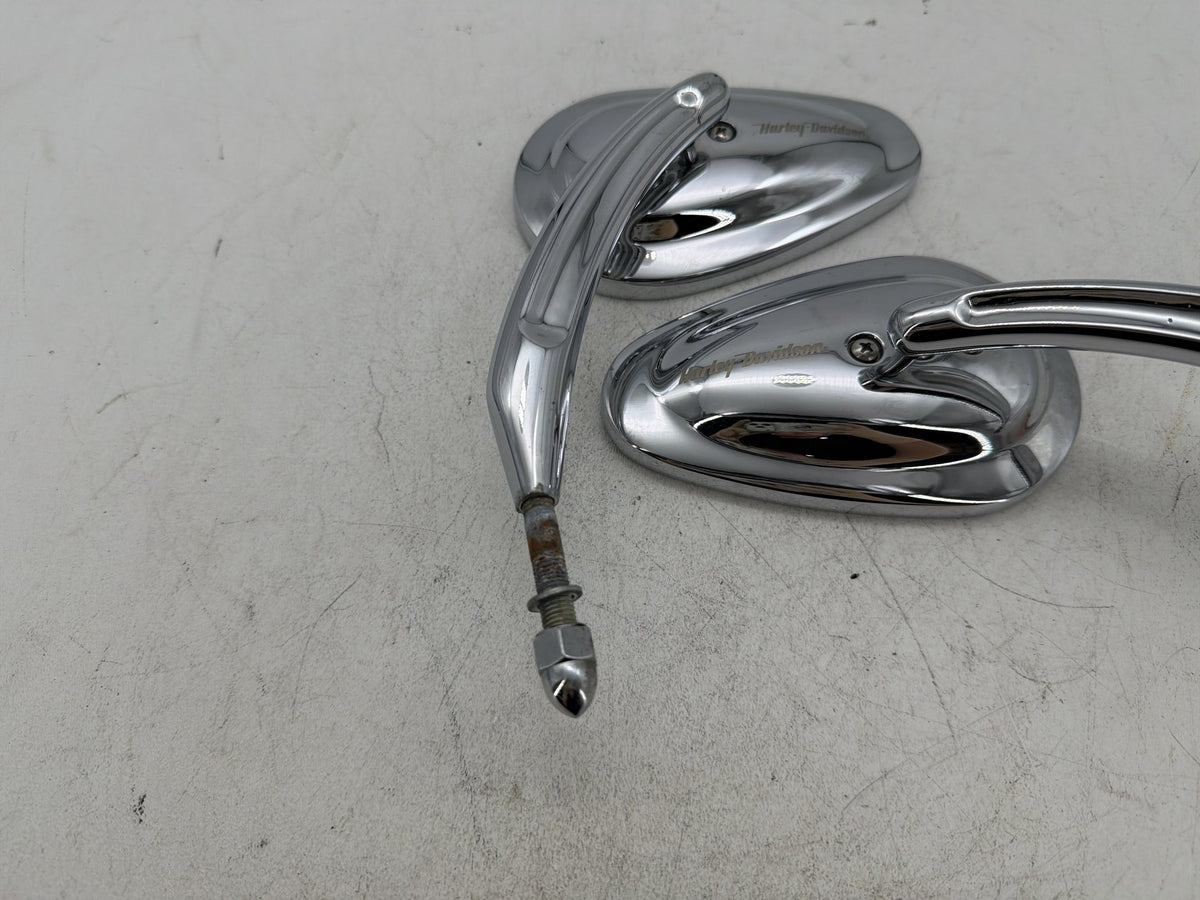 2003 Harley Softail Deuce FXSTDI OEM Left Right Rear View Mirror
