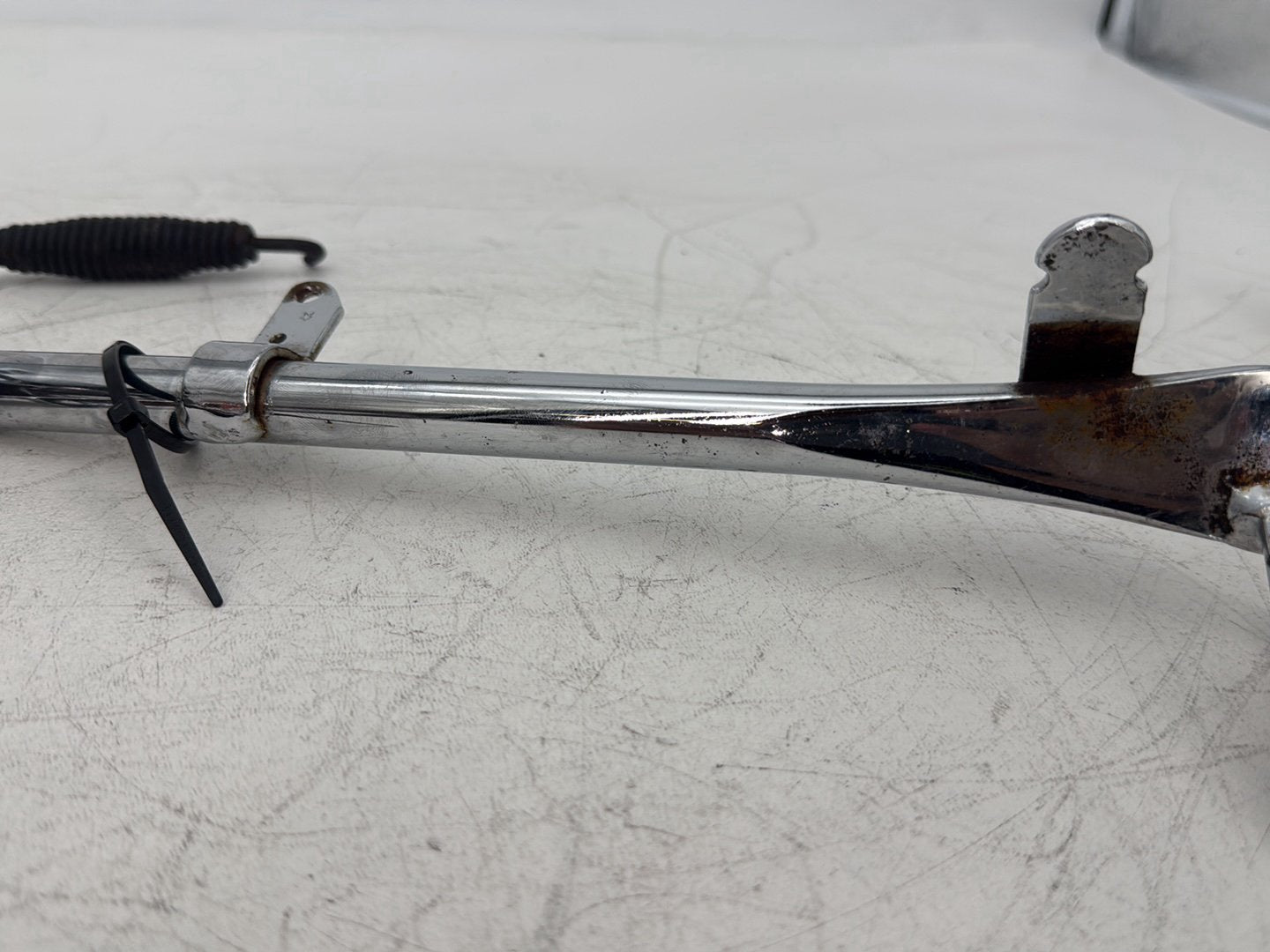2004 Harley Touring FLHT Electra Glide OEM Left Side Jiffy Kick Stand & Spring