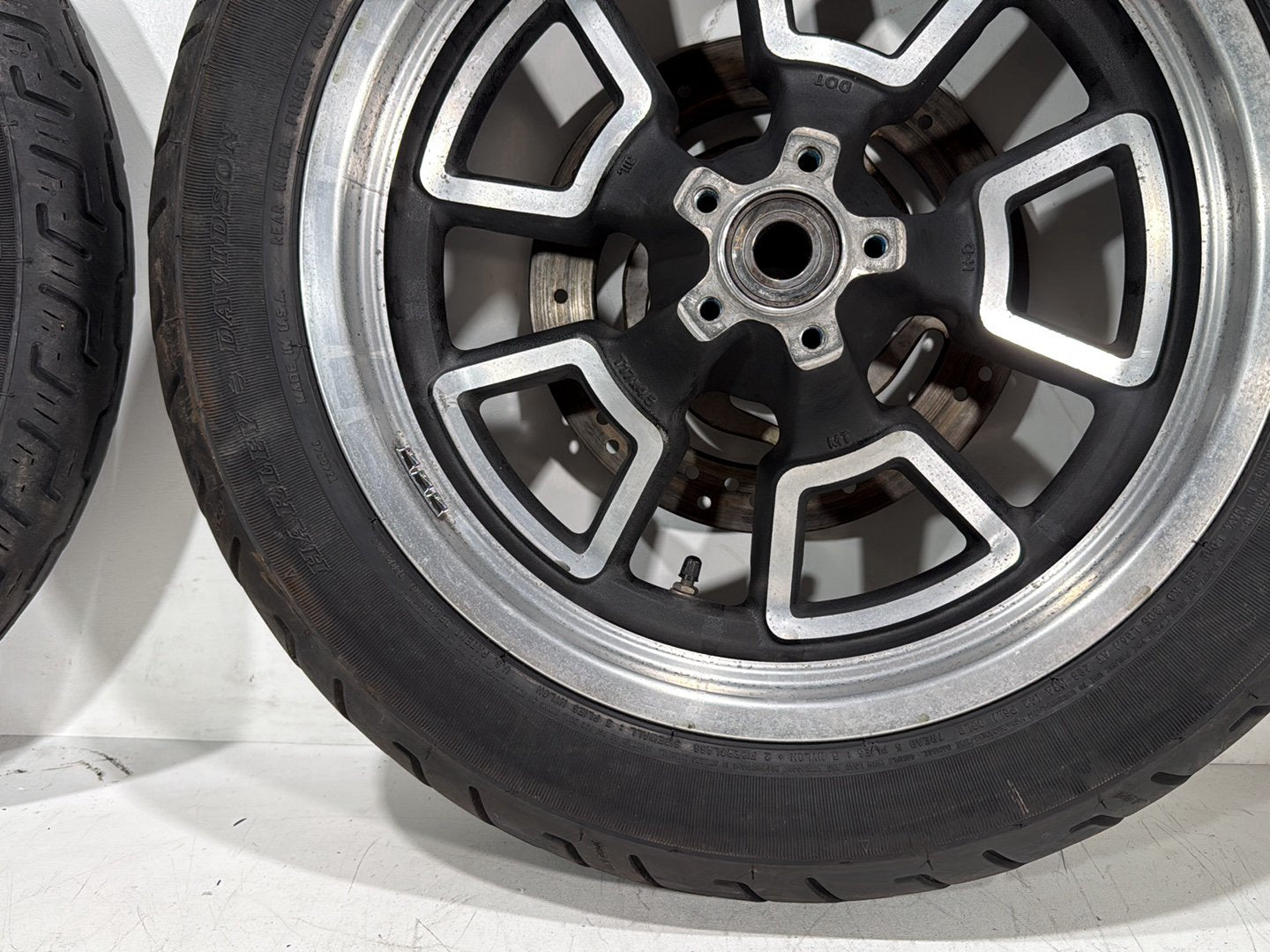2015 Harley Dyna Low Rider FXDL OEM Front & Rear Wheel Rim Tire