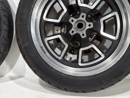 2015 Harley Dyna Low Rider FXDL OEM Front & Rear Wheel Rim Tire