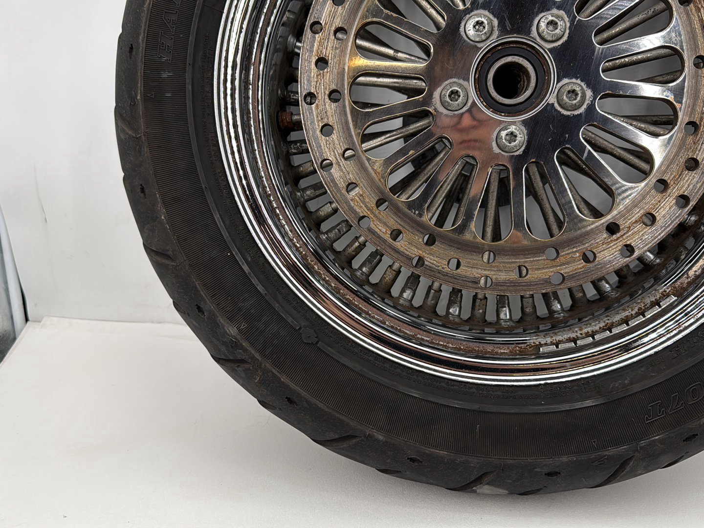 2013 Harley Street Glide Touring FLHX OEM Rear Wheel Rim Tire Spoked