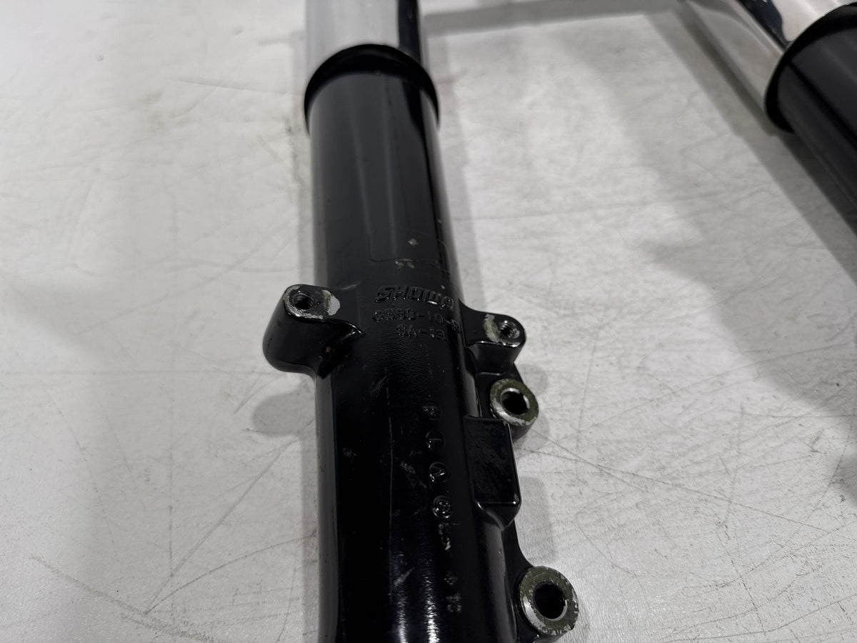 10 Harley Road King Touring OEM Front Triple Tree Set & LH RH Fork Legs Sliders
