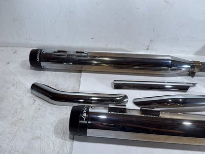 03 Harley Road King Touring FLHRCI Classic Exhaust Header Pipes Muffler RINEHART
