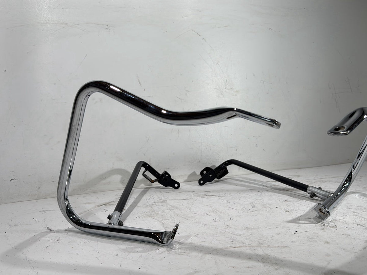 2015 Harley Electra Glide Touring Ultra Low OEM Rear Left Right Saddlebag Guard Rails Bar