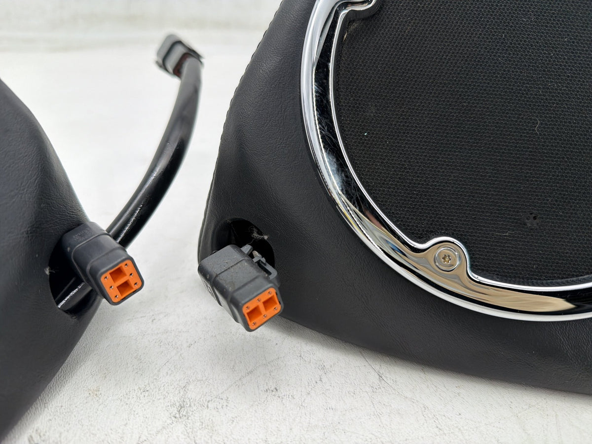 2007 Harley Electra Glide Touring CVO Eagle OEM Rear Left Right Audio Speakers