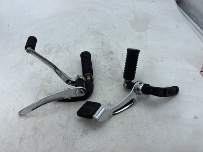 2012 Harley Dyna FXDF Fat Bob OEM Left Right Foot Brake Control Pegs