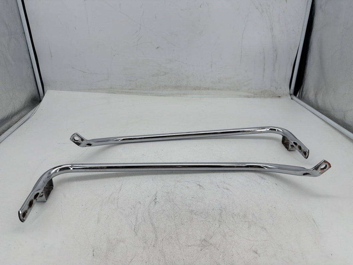 06 Harley Road King Touring Custom OEM Rear Left Right Saddlebag Guard Rails Bar