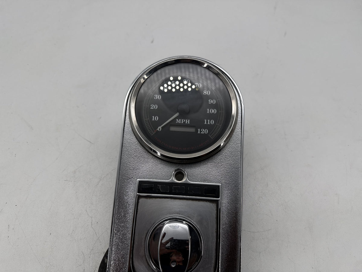 97 Harley Heritage Softail Classic Fuel Tank Dash Console Speedometer NOKey 23K