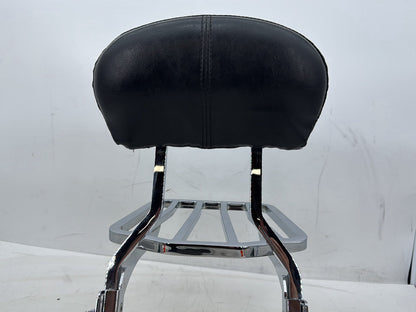 2007 Harley Softail Heritage Classic FLSTC OEM Rear Sissy Bar w/ Backrest Cushion Pad