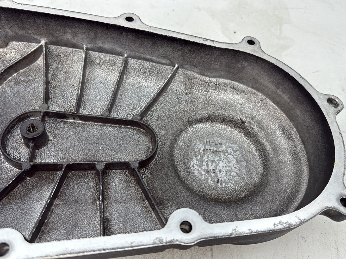 2012 Harley Dyna FXDF Fat Bob OEM Outer Primary Clutch Cover
