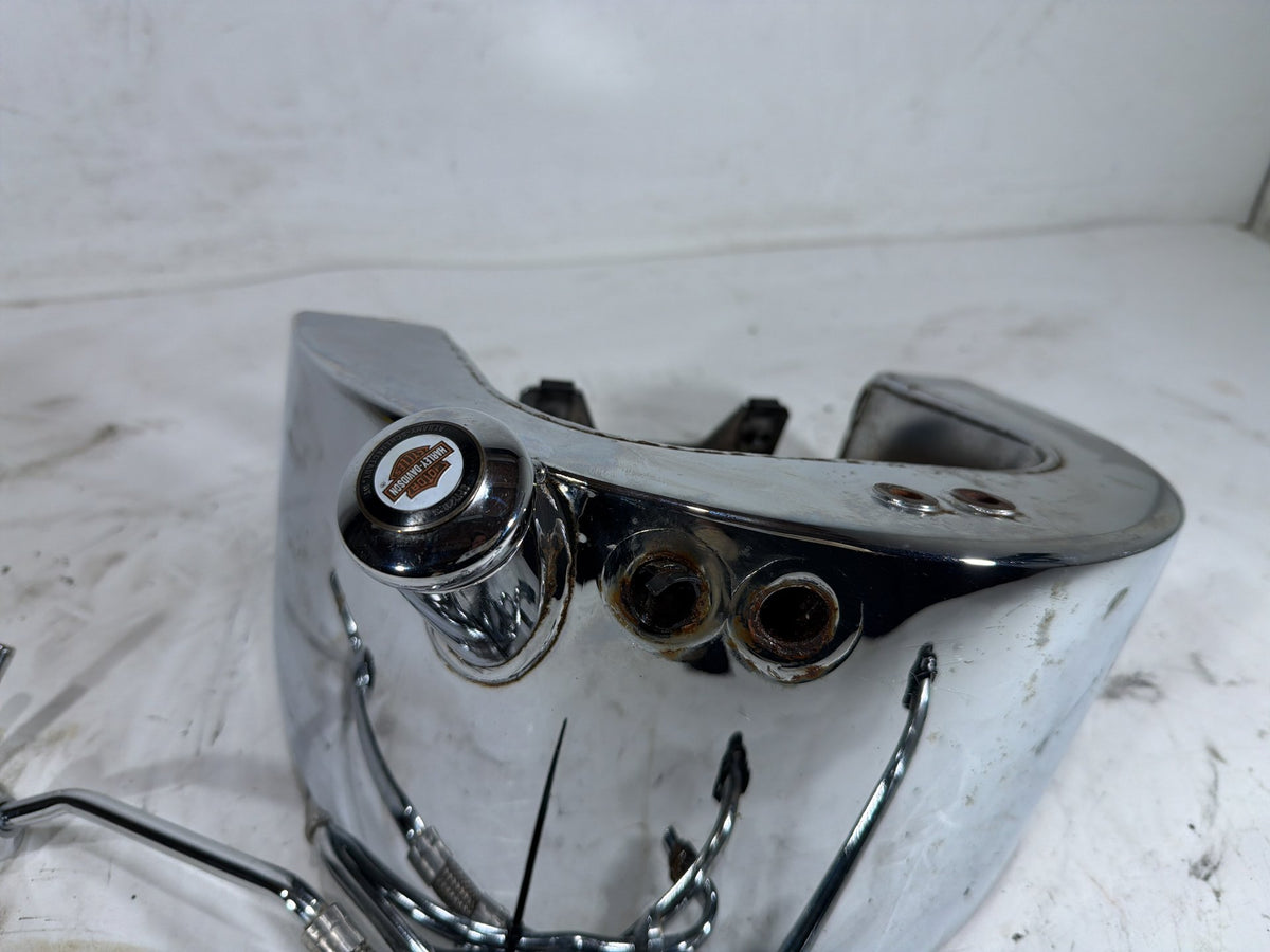 06 Harley Softail Deuce FXSTDI OEM Oil Tank Reservoir Bottle Canister & Dipstick