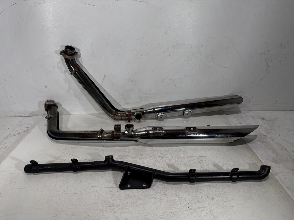 04 Harley Heritage Softail Classic FLSTCI Exhaust Header Pipes Muffler S & S