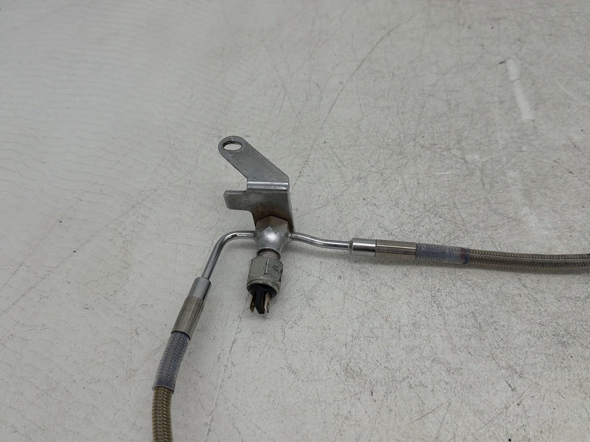 2005 Harley Softail Fat Boy FLSTF OEM Rear Brake Hose Line Pipe