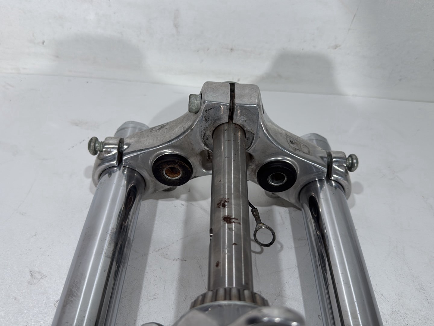 2001 Harley Sportster 883 Hugger XLH883 OEM Front Triple Tree Set & LH RH Fork Legs Sliders