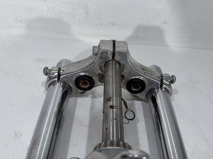 2001 Harley Sportster 883 Hugger XLH883 OEM Front Triple Tree Set & LH RH Fork Legs Sliders