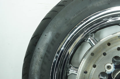 2007 - 2012 Harley-Davidson Touring CVO Electra Screamin Eagle Front Wheel Rim Tire 130/90B16