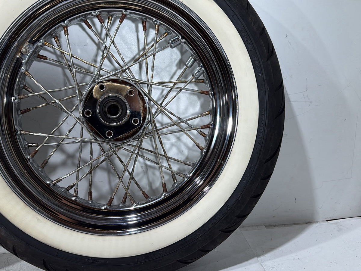 1990 Harley Electra Glide Touring Front Rear Wheel Rim Tire Spoked MT90B16 16"