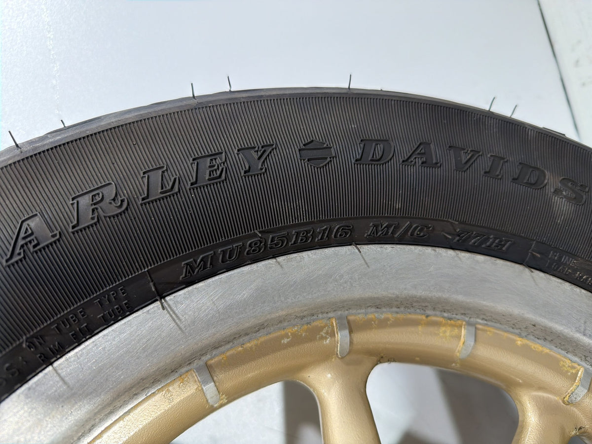 2004 Harley Electra Glide Touring Ultra OEM Front & Rear Wheel Rim Tire 16"