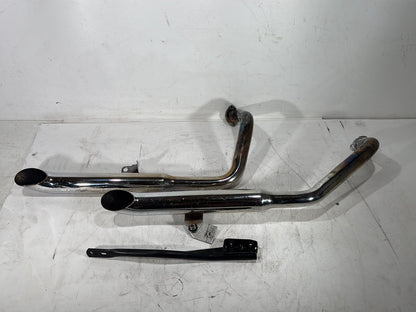 1997 Harley Sportster 1200 XL1200C OEM Exhaust Header Pipes Muffler SCRATCHED