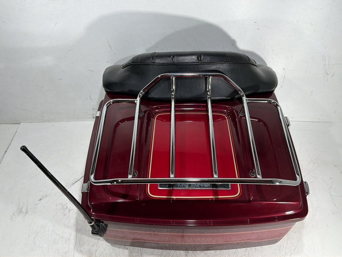 1993 Harley Electra Glide Touring FLHT OEM Pass Backrest Tour Pak Luggage NOKey
