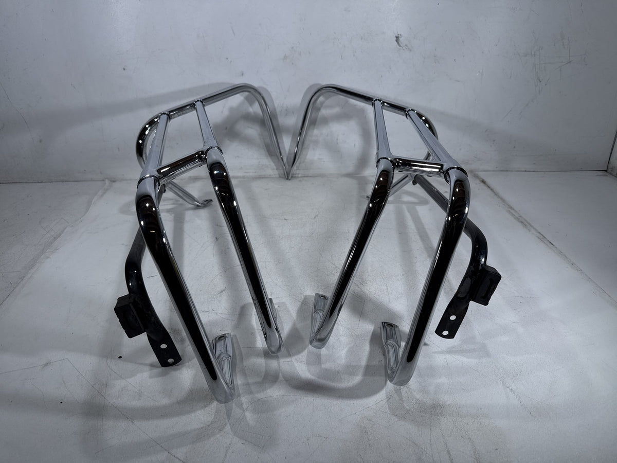 2001 Harley Electra Glide Touring OEM Rear Left Right Saddlebag Guard Rails Bar