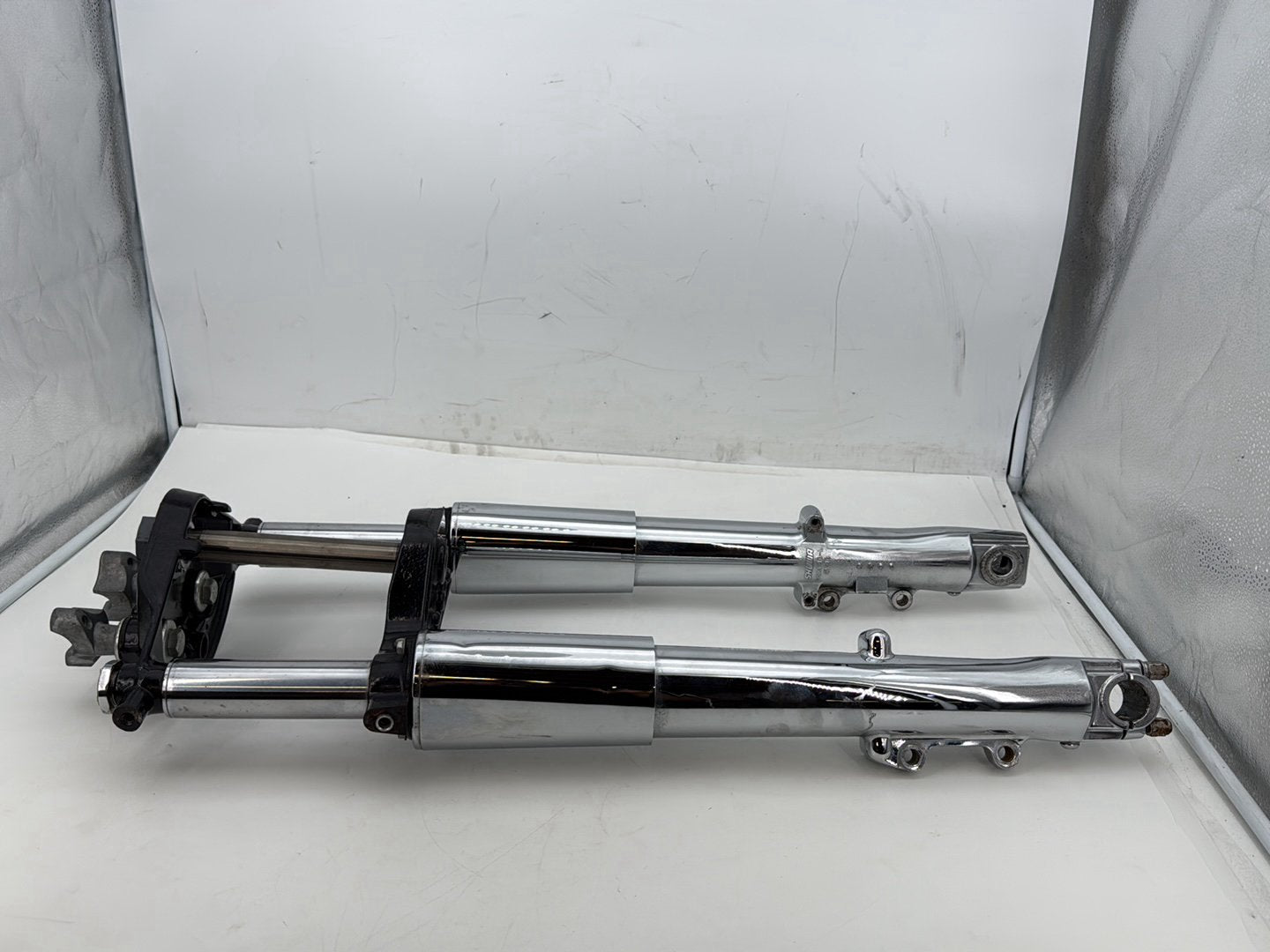 2013 Harley Street Glide Touring FLHX OEM Front Triple Tree Set & LH RH Fork Legs Sliders