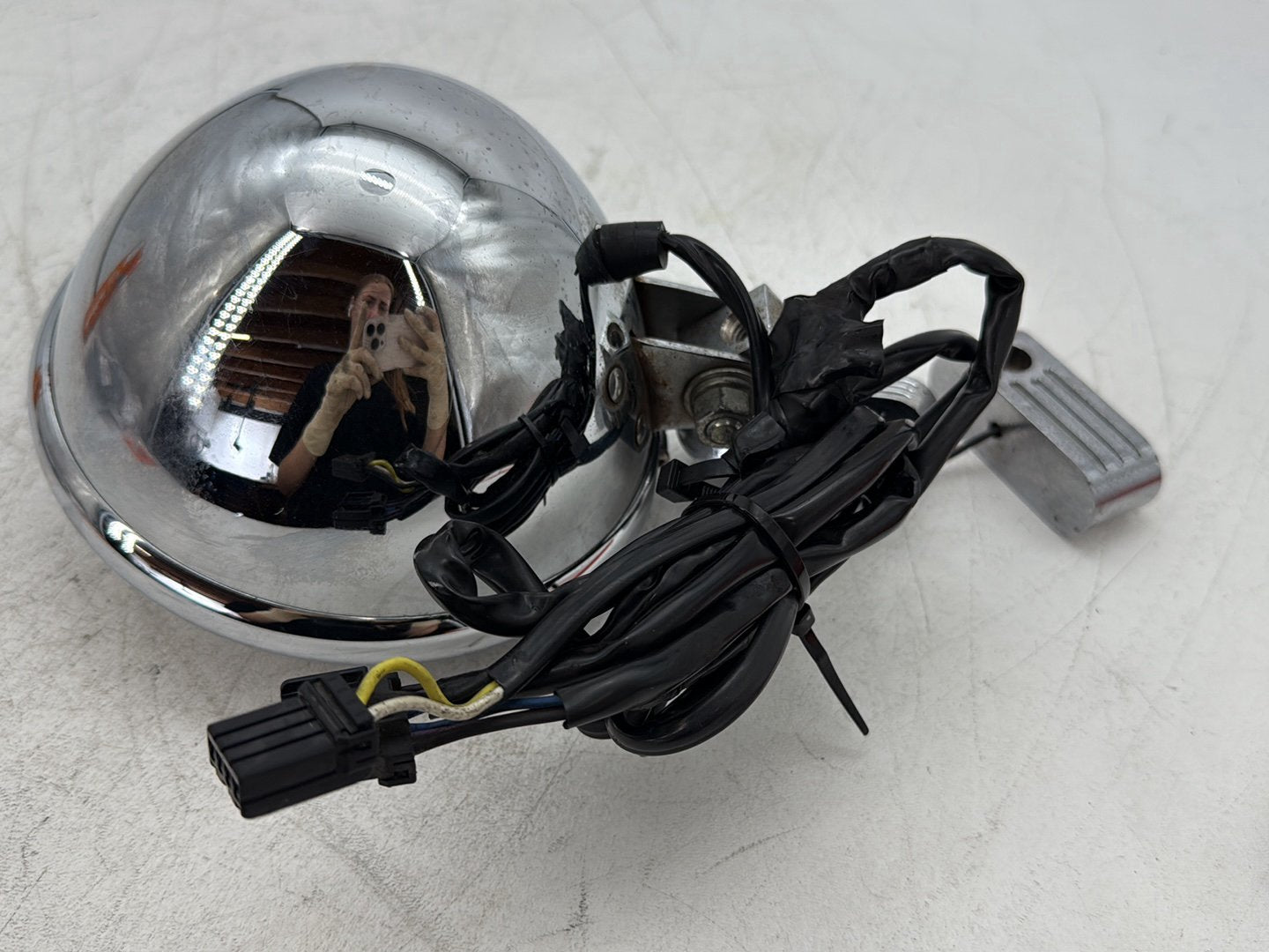 1998 Harley Softail Custom FXSTC OEM Headlight Headlamp Head Lamp Light LED