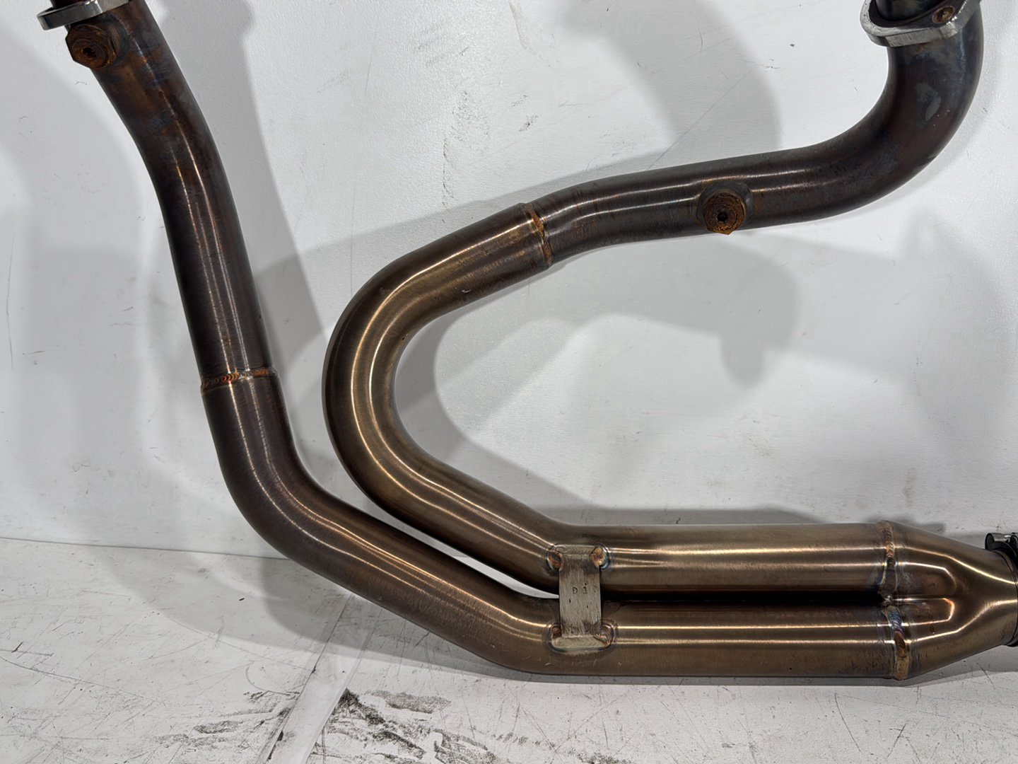 2004 Harley Dyna Super Glide FXDI OEM Exhaust Header Pipes Muffler