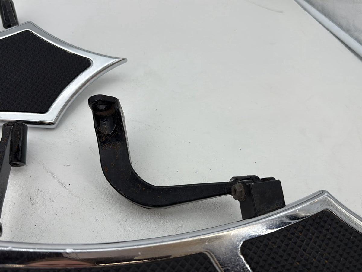 2013 Harley Street Glide Touring Left Right Driver Floorboard Foot Rest Bad Dad